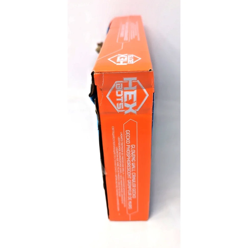 HEX BOTS Glow-in-The-Dark Gecko with Official Wall Climber Technology fast ship